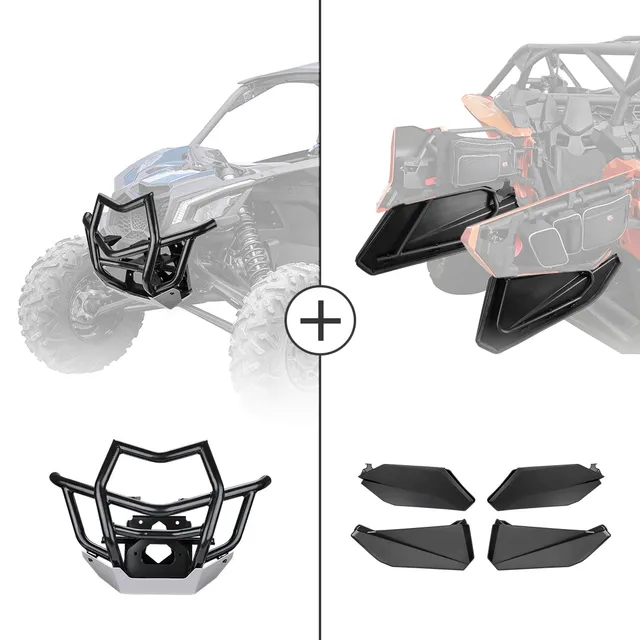 Kemimoto Maverick X3 MAX kit paraurti e portiere acciaio