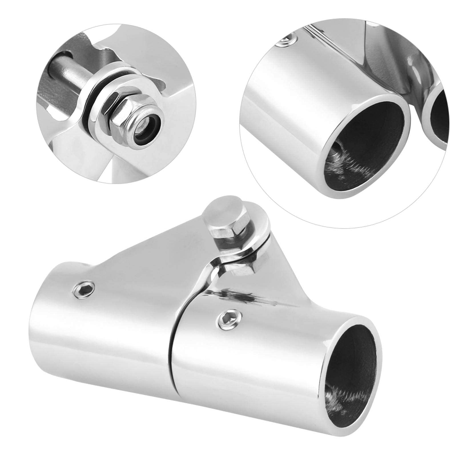 Kuuleyn Raccordo Tubo Barca Acciaio Inox 25mm Pieghevole