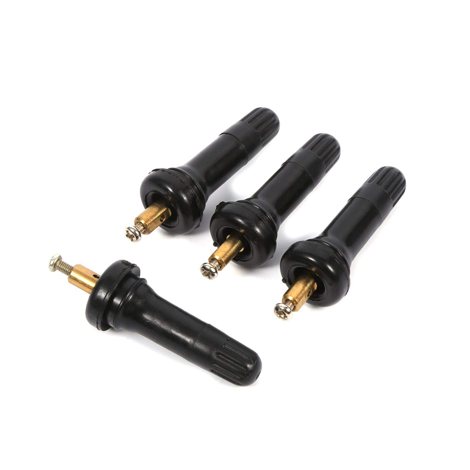 Kuuleyn steli valvola TPMS gomma neri 4 pezzi 60 mm