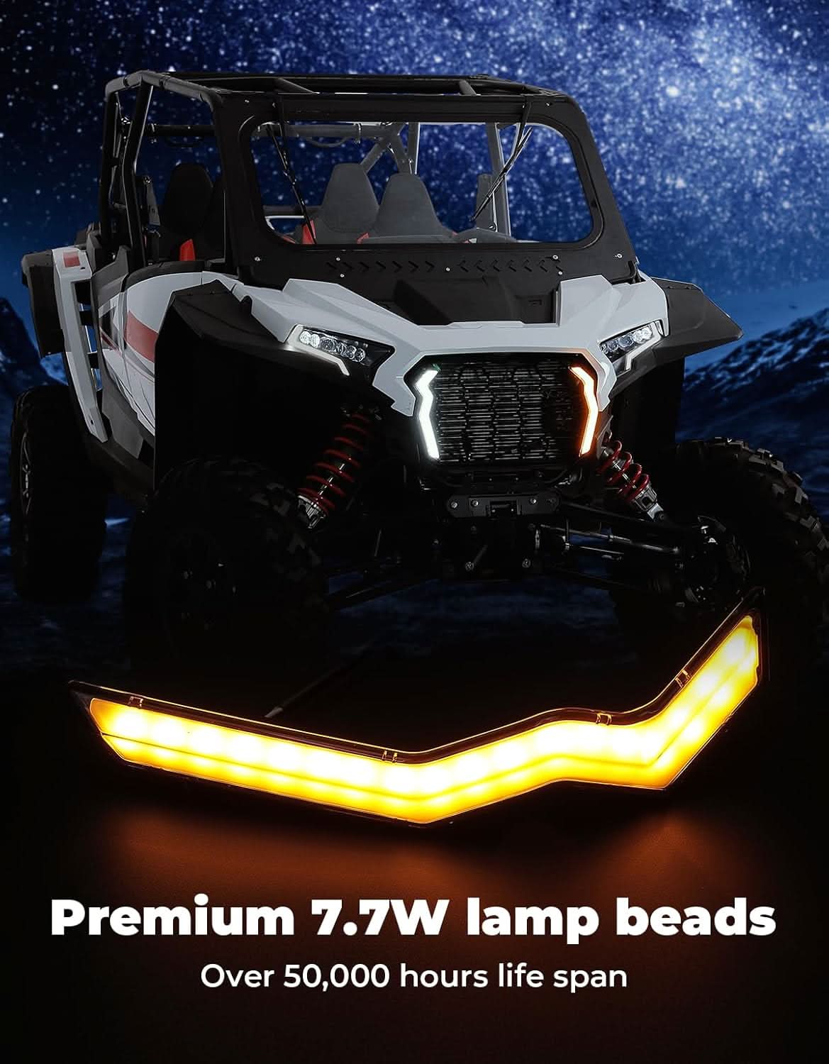 KEMIMOTO Luci Diurne LED per Polaris RZR XP 1000 dal 2024
