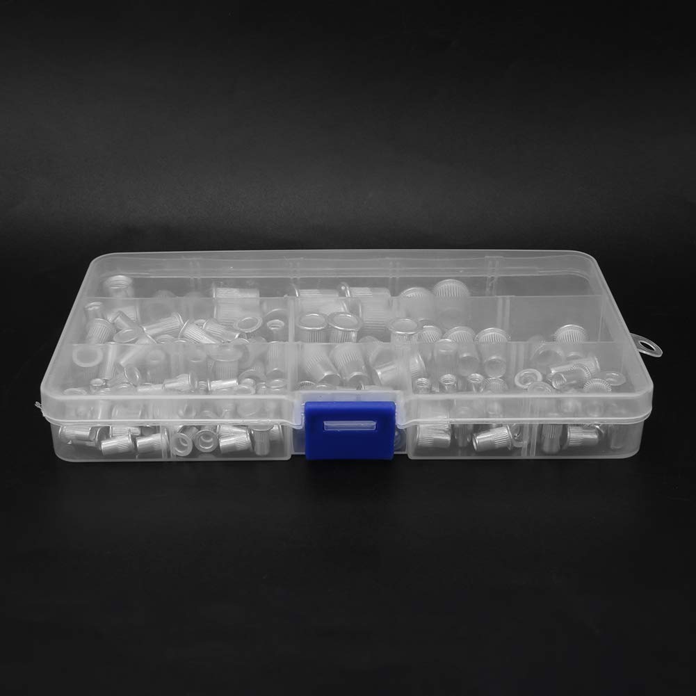Kuuleyn Inserti M3-M10 Dadi Rivetto 150 Pezzi Alluminio
