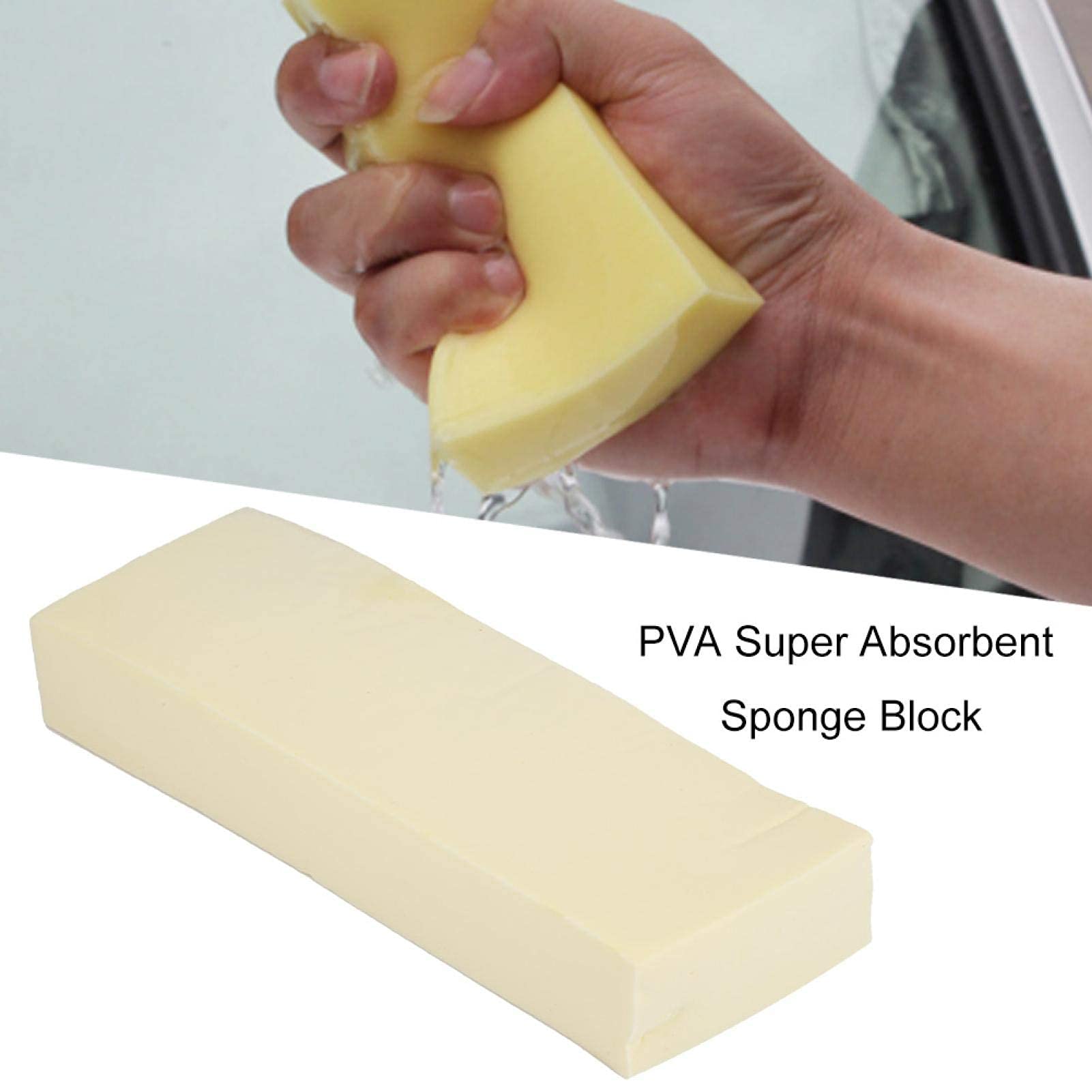 Kuuleyn spugna PVA lavaggio auto gialla 3 pezzi superassorbente