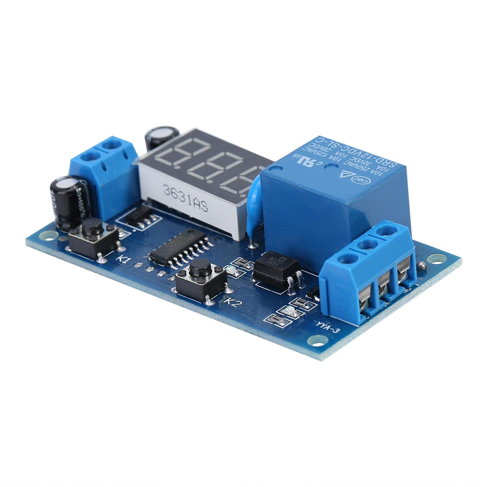 Kuuleyn Rele Temporizzatore Ciclico 12V DC con Display LED