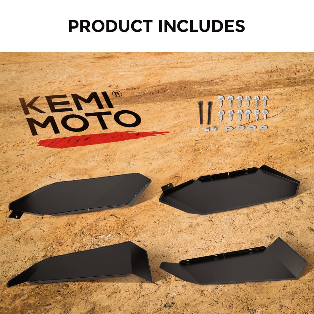 KEMIMOTO Maverick X3 MAX pannelli inferiori alluminio