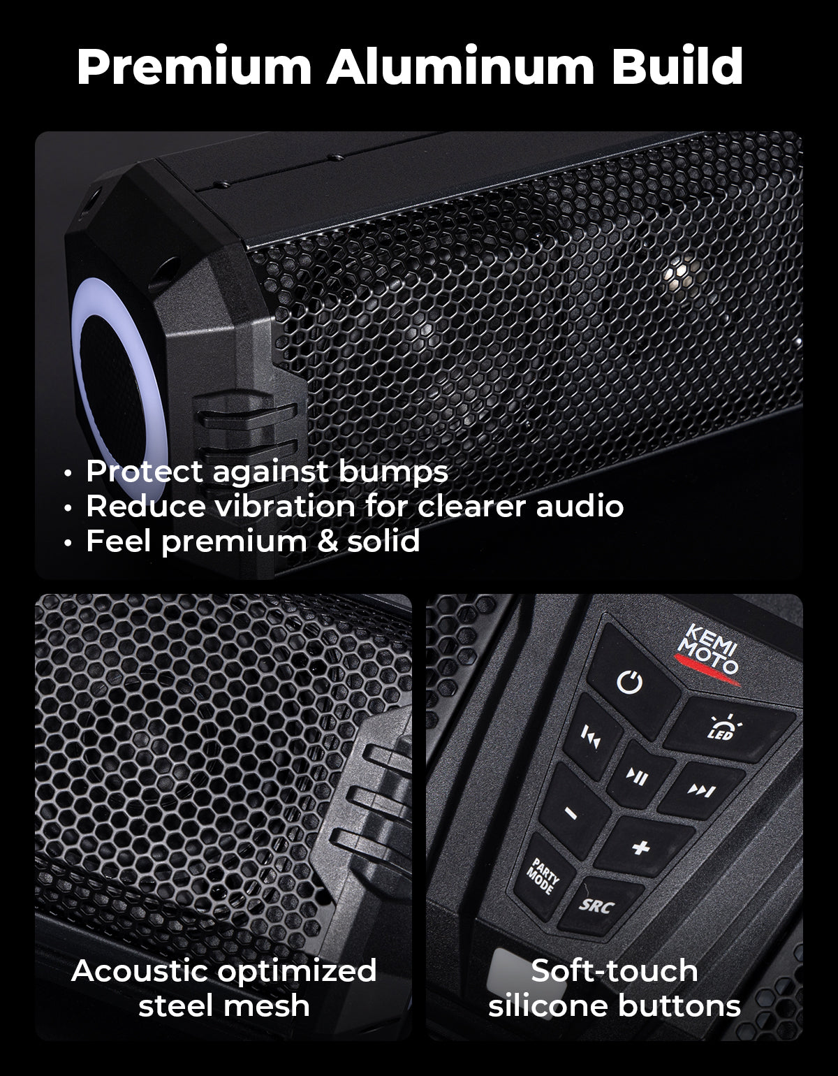 KEMIMOTO Midnight 80 Gen1.5 Soundbar 32 Pollici RGB 240W