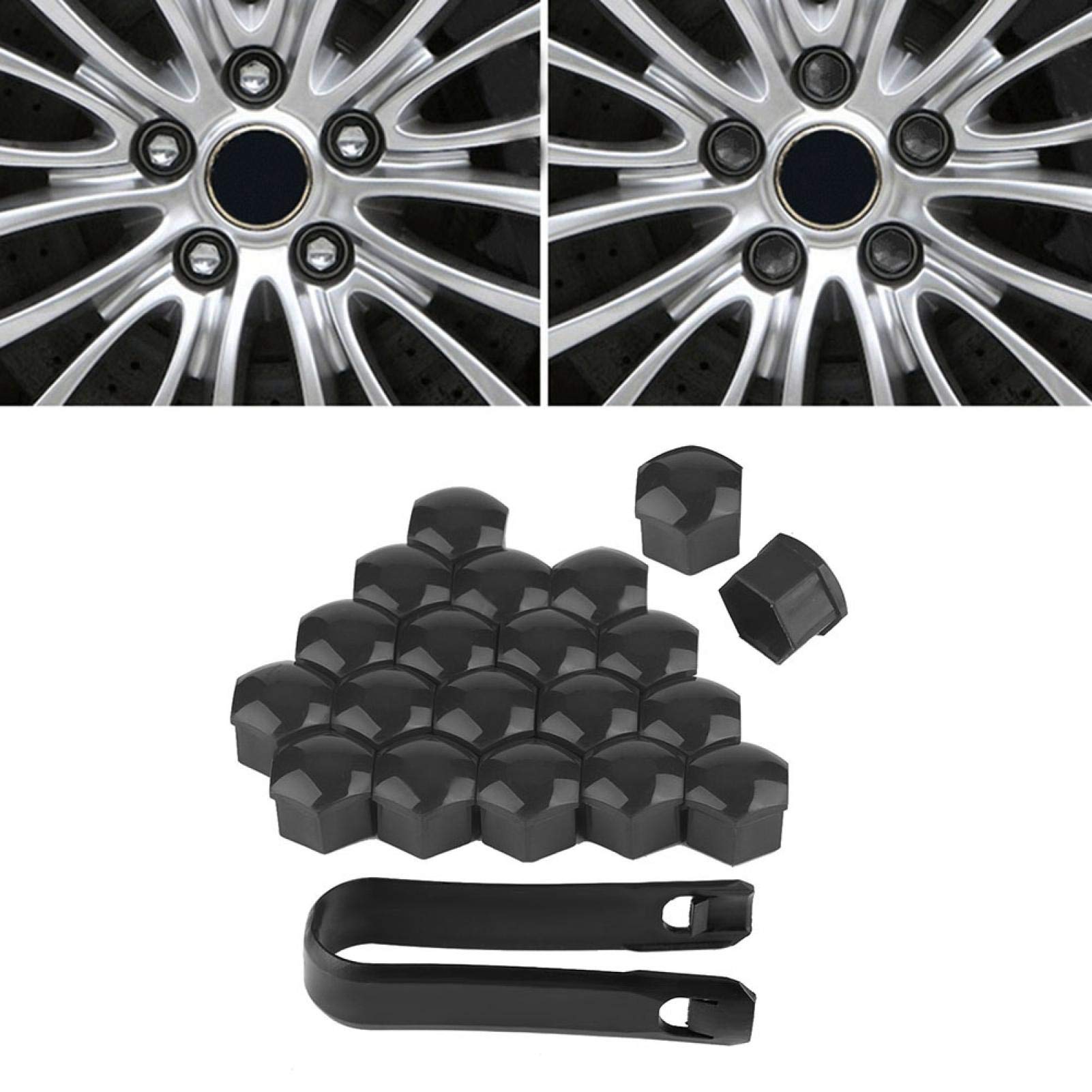 Kuuleyn copridado ruota 19mm 20 pezzi grigio nylon