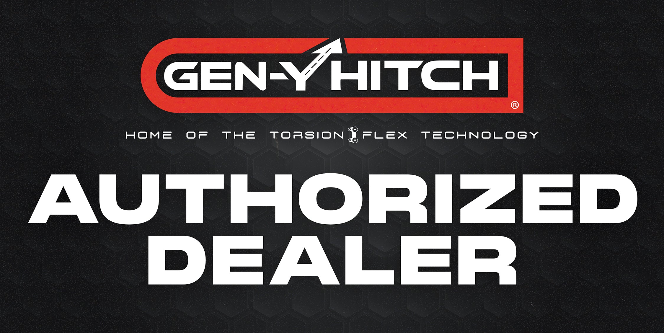 GEN-Y Hitch Authorized Dealer striscione 61x122 cm PVC
