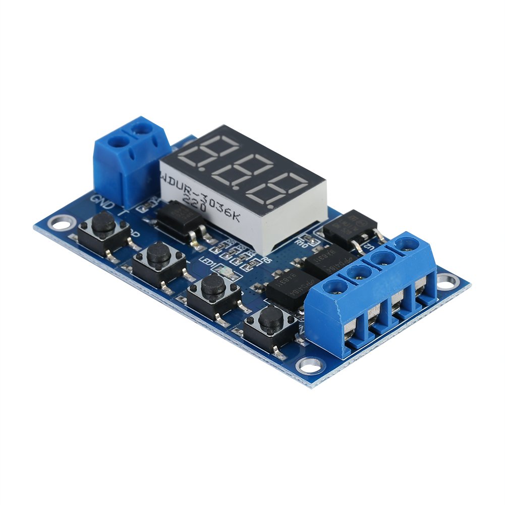 Kuuleyn modulo timer DC 5-36V display LED 15A