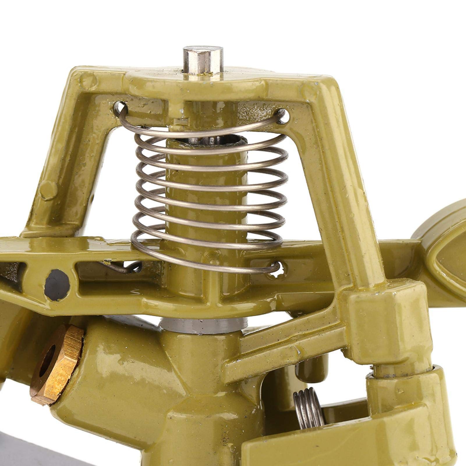 Kuuleyn Irrigatore Rotante Zinco 360° 1/2" Giardino 1 Pezzo