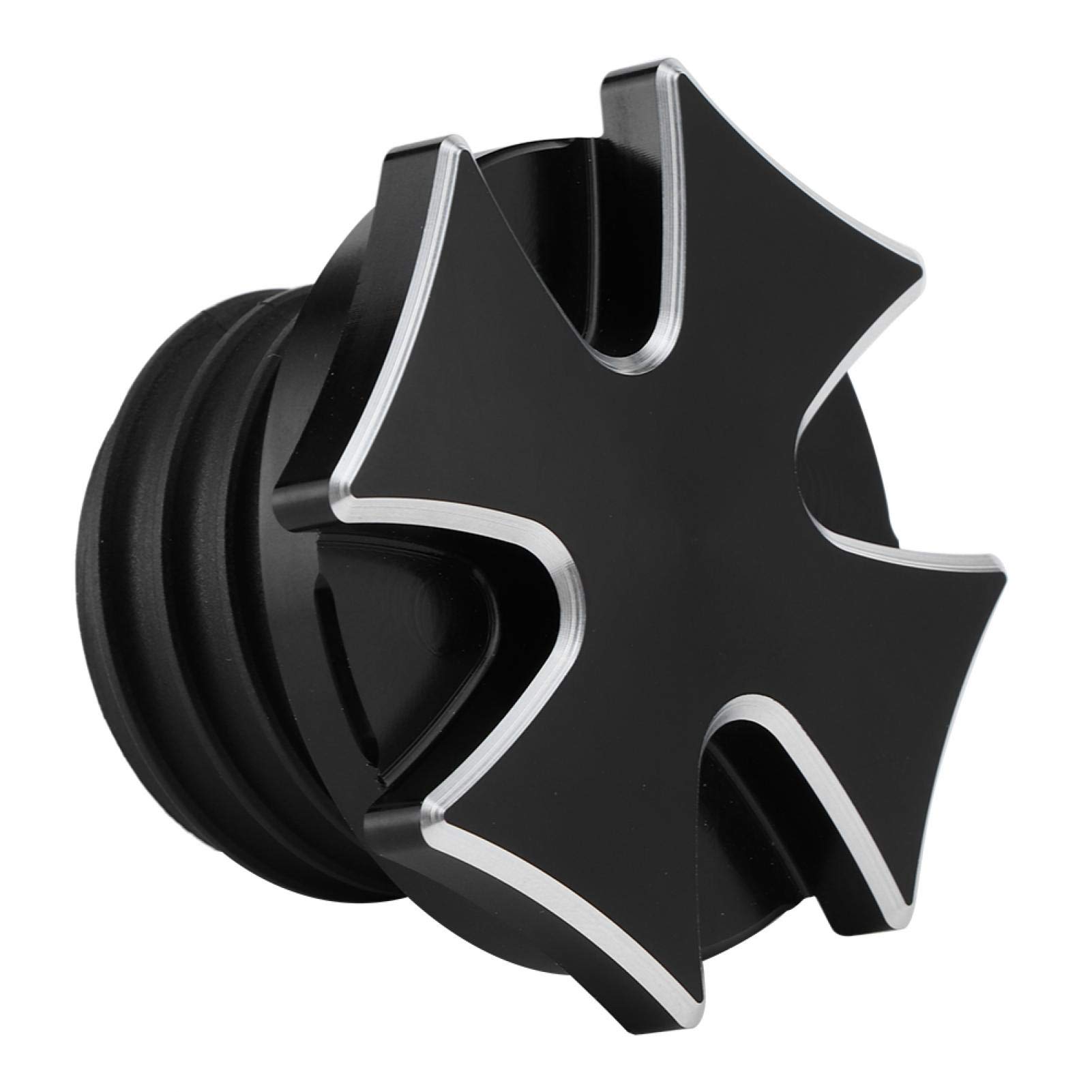 Kuuleyn tappo serbatoio moto alluminio nero universale