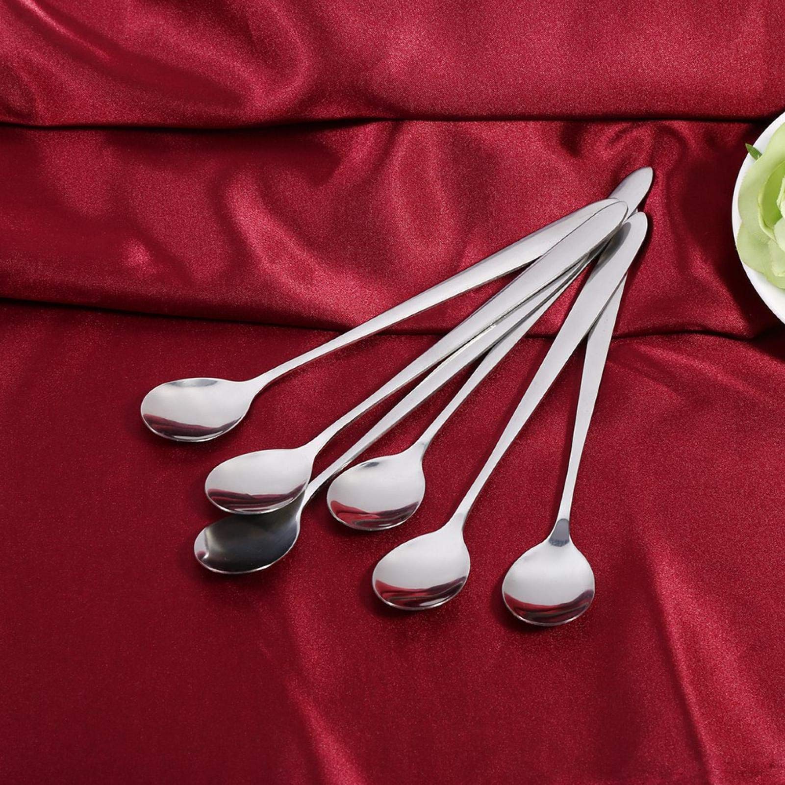 Kuuleyn cucchiai da tavola manico lungo 6 pezzi inox