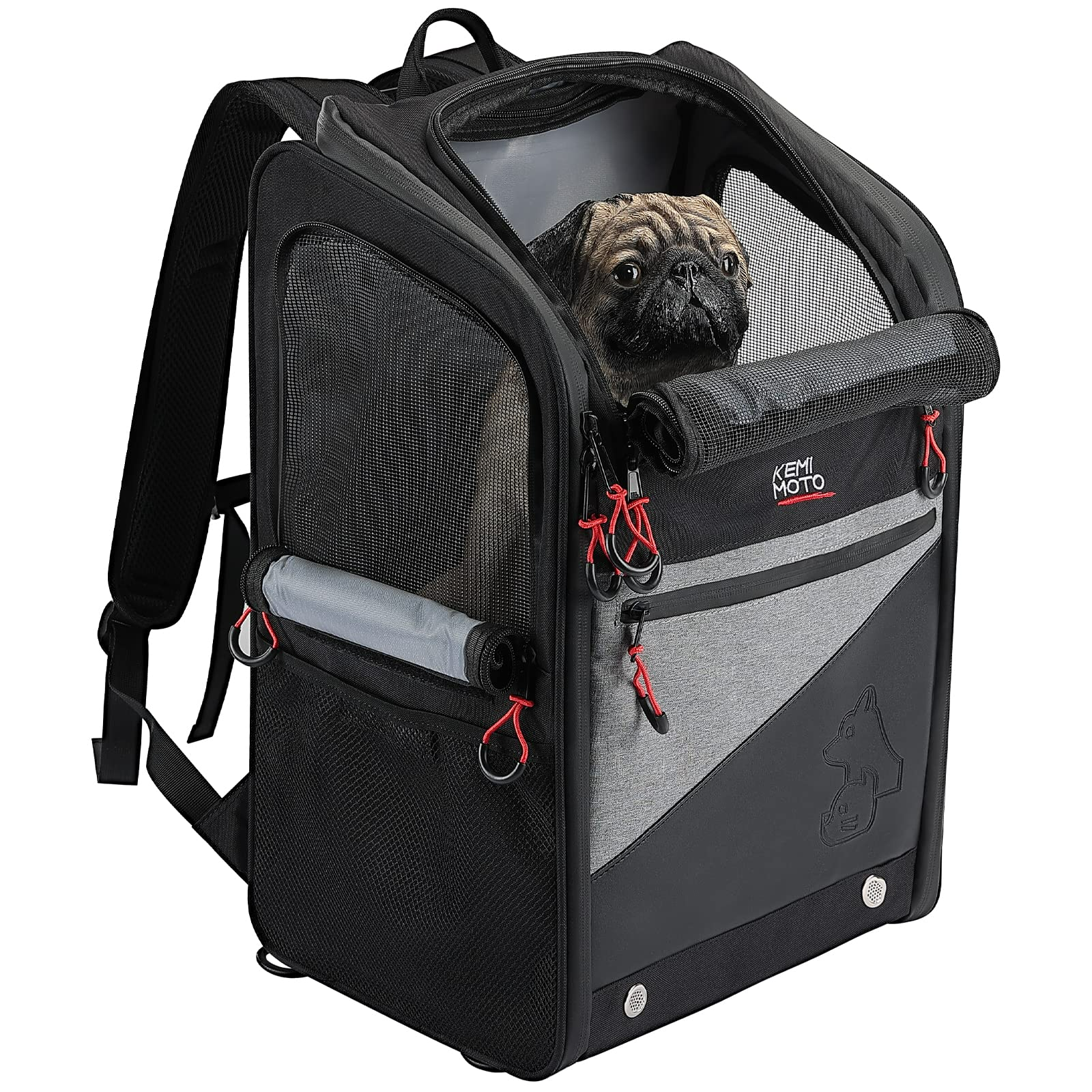 KEMIMOTO F1801-03401BK borsa cane moto 40L nera traspirante