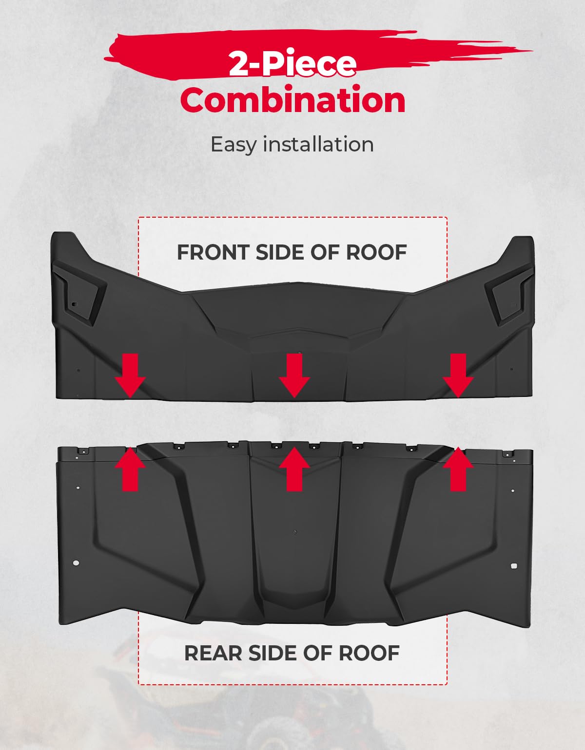 KEMIMOTO 2-in-1 Hard Roof tetto rigido Maverick X3 2 posti