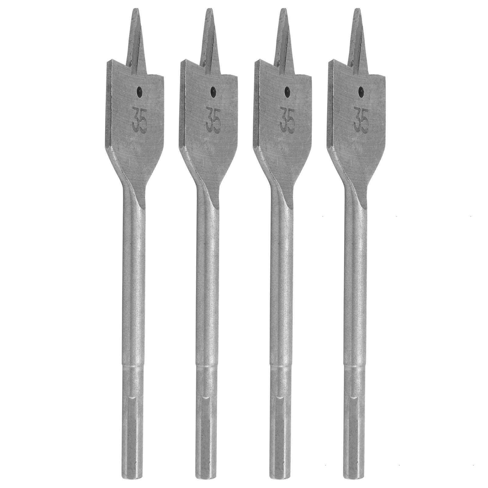 Kuuleyn Set 2 Punte a Paletta Legno 35 mm Acciaio