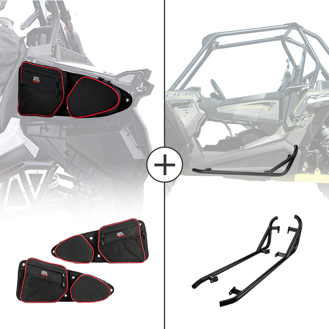 Kemimoto RZR XP 1000 borse portiera coppia ginocchiere