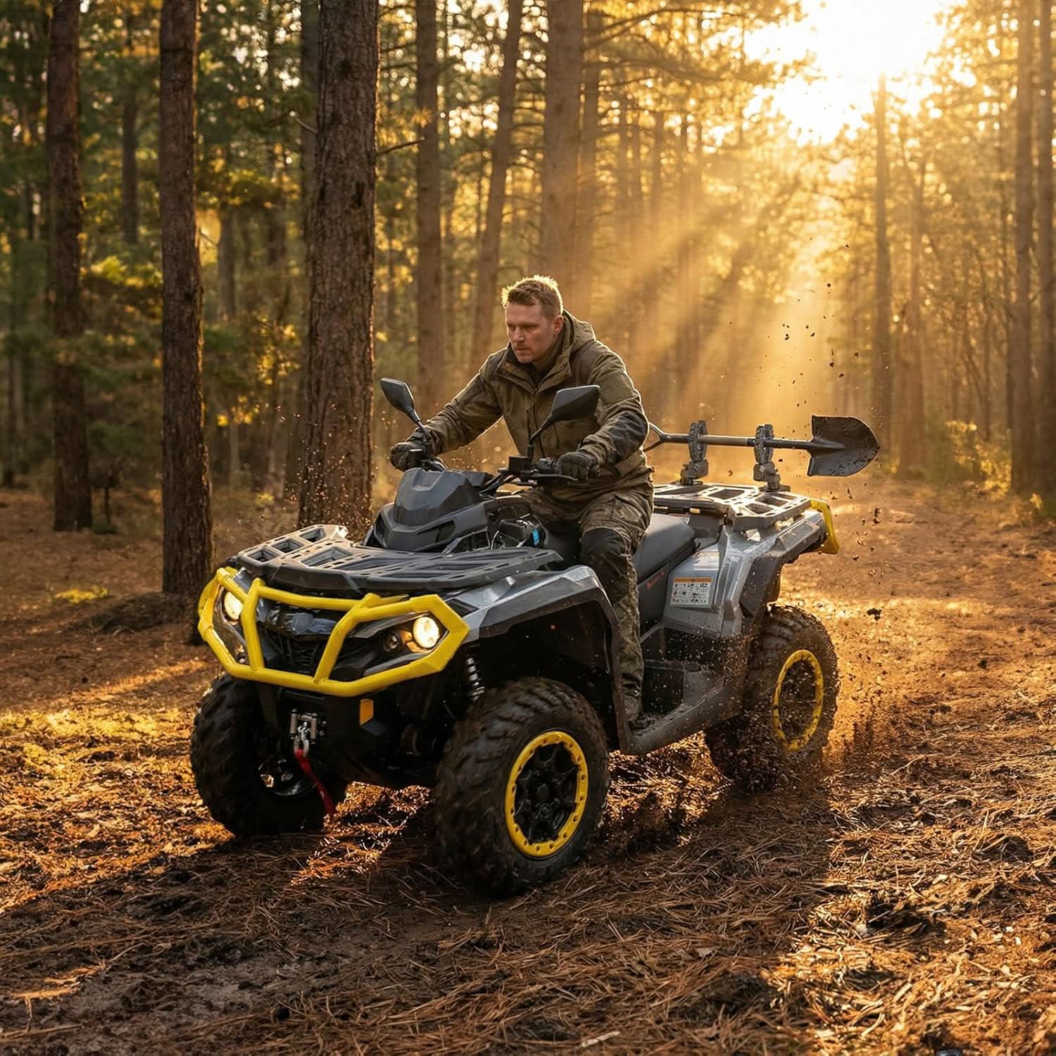 KEMIMOTO Porta Attrezzi UTV ATV Doppio Universale 2 Pezzi