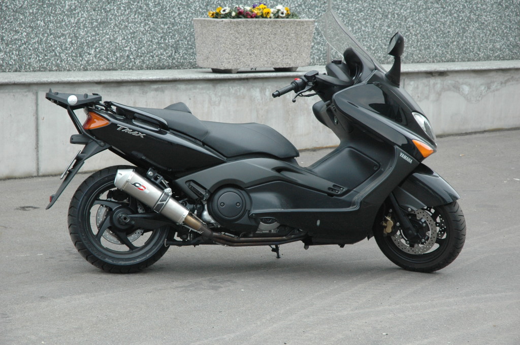 QD Exhaust T-Max 500 2000-2007 scarico completo inox 2 in 1