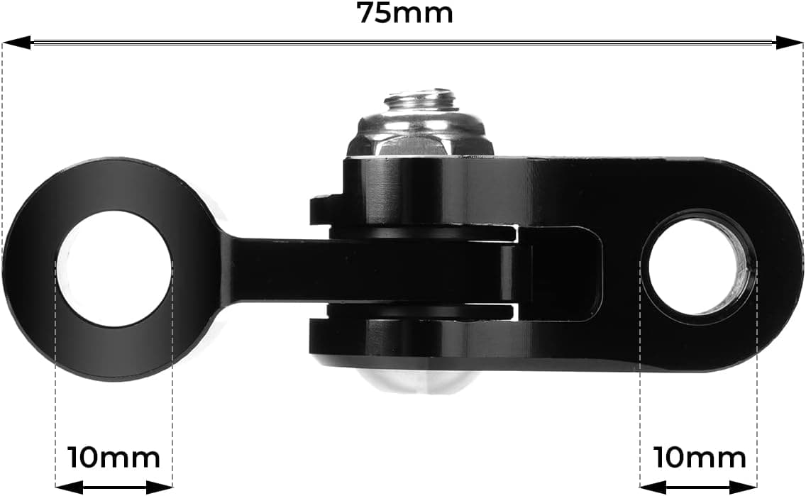 KEMIMOTO supporto specchietto retrovisore moto universale 10mm
