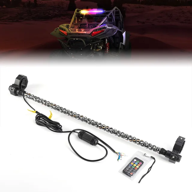 KEMIMOTO Barra LED Chase 30" Roll-Bar 38 mm con APP Freno