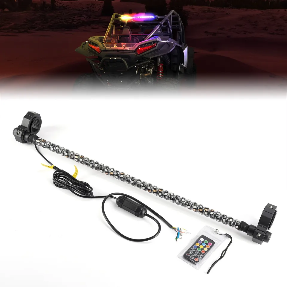 KEMIMOTO Barra LED Chase 30" Roll-Bar 38 mm con APP Freno