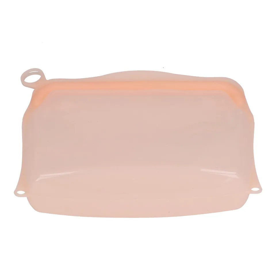 AOWINHIT Borsa Silicone M Arancione per Alimenti