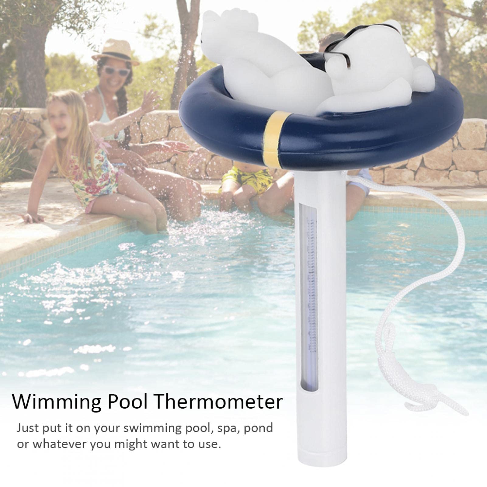 Kuuleyn Termometro Piscina Galleggiante Orso PVC