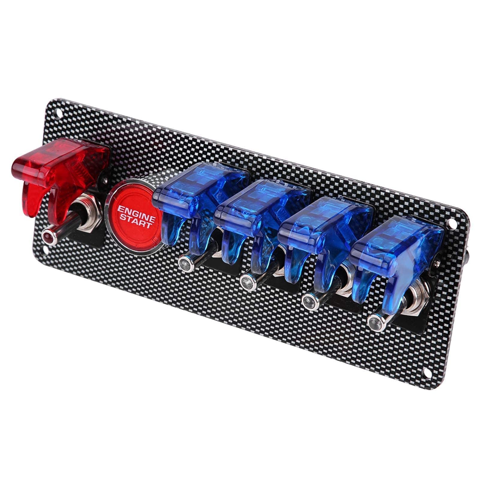 Kuuleyn Pannello Accensione Auto 12V 6 in 1 Universale