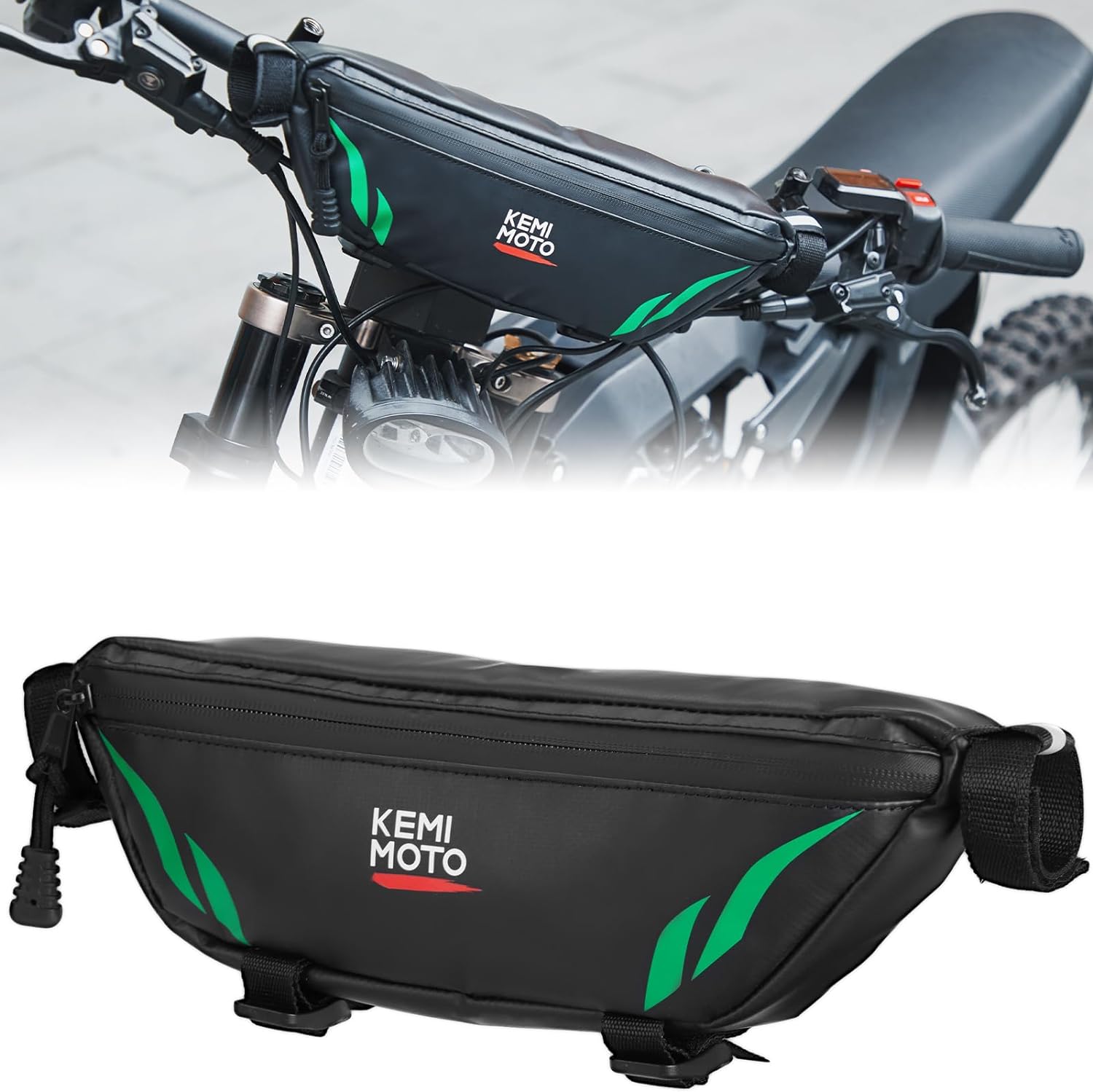 KEMIMOTO Borsa Manubrio Moto Impermeabile Universale