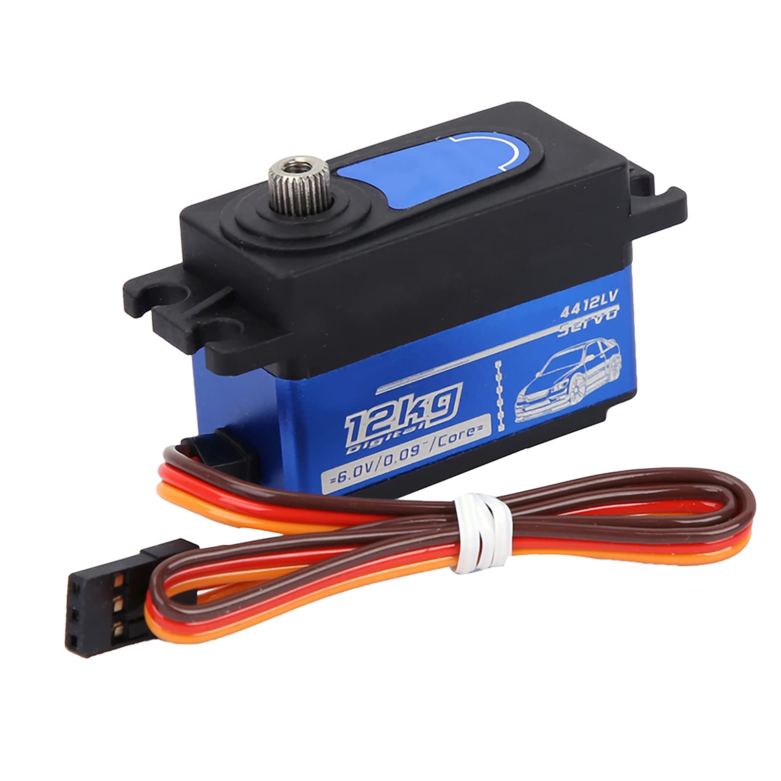 Kuuleyn 4412LV Servo Digitale RC 1:10 12 kg Ingranaggi Metallo