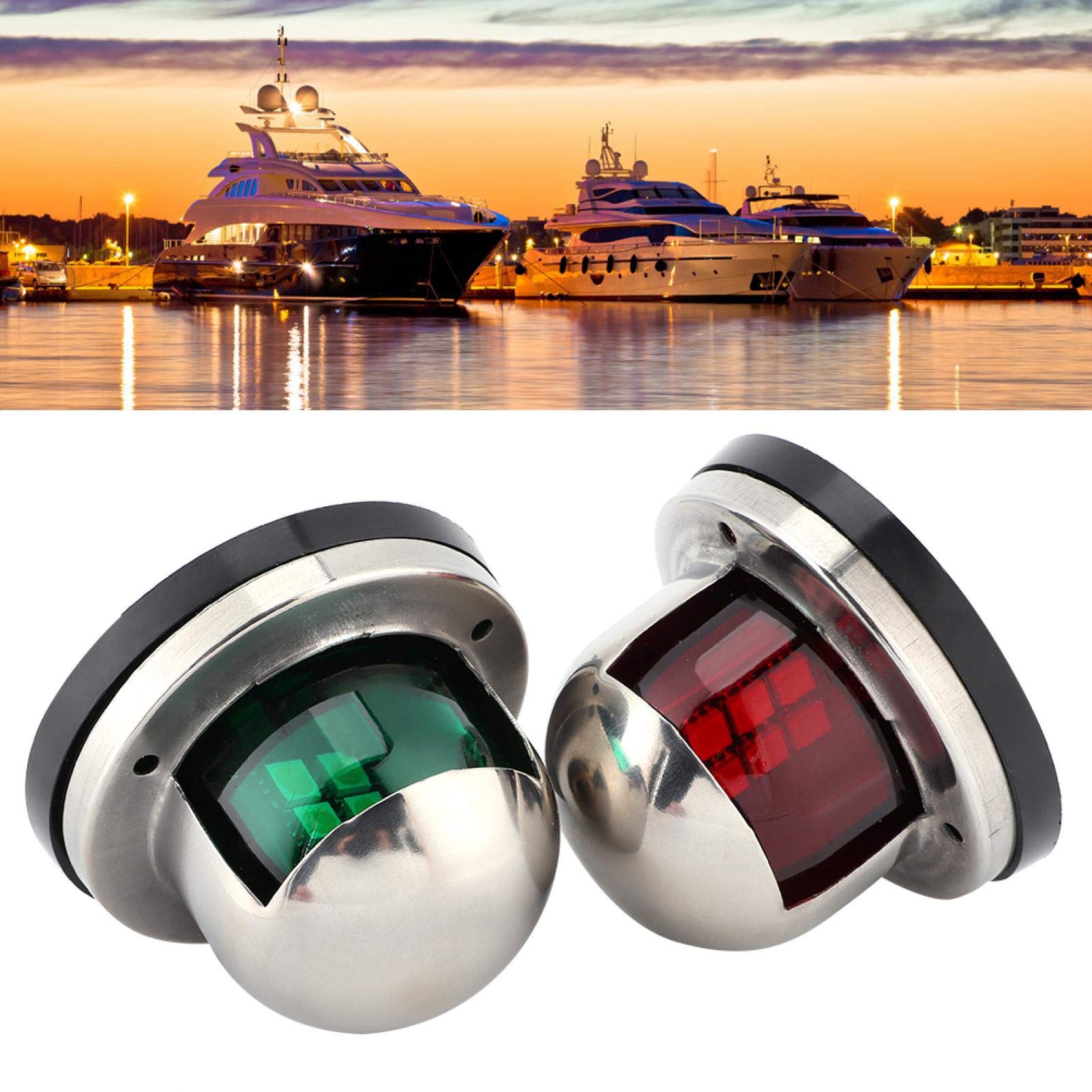 Kuuleyn luci navigazione barca LED IP68 2 pezzi