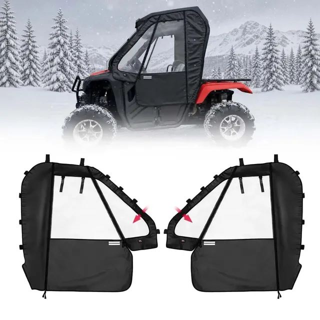 KEMIMOTO Pioneer 500/520 porte superiori morbide UTV antivento