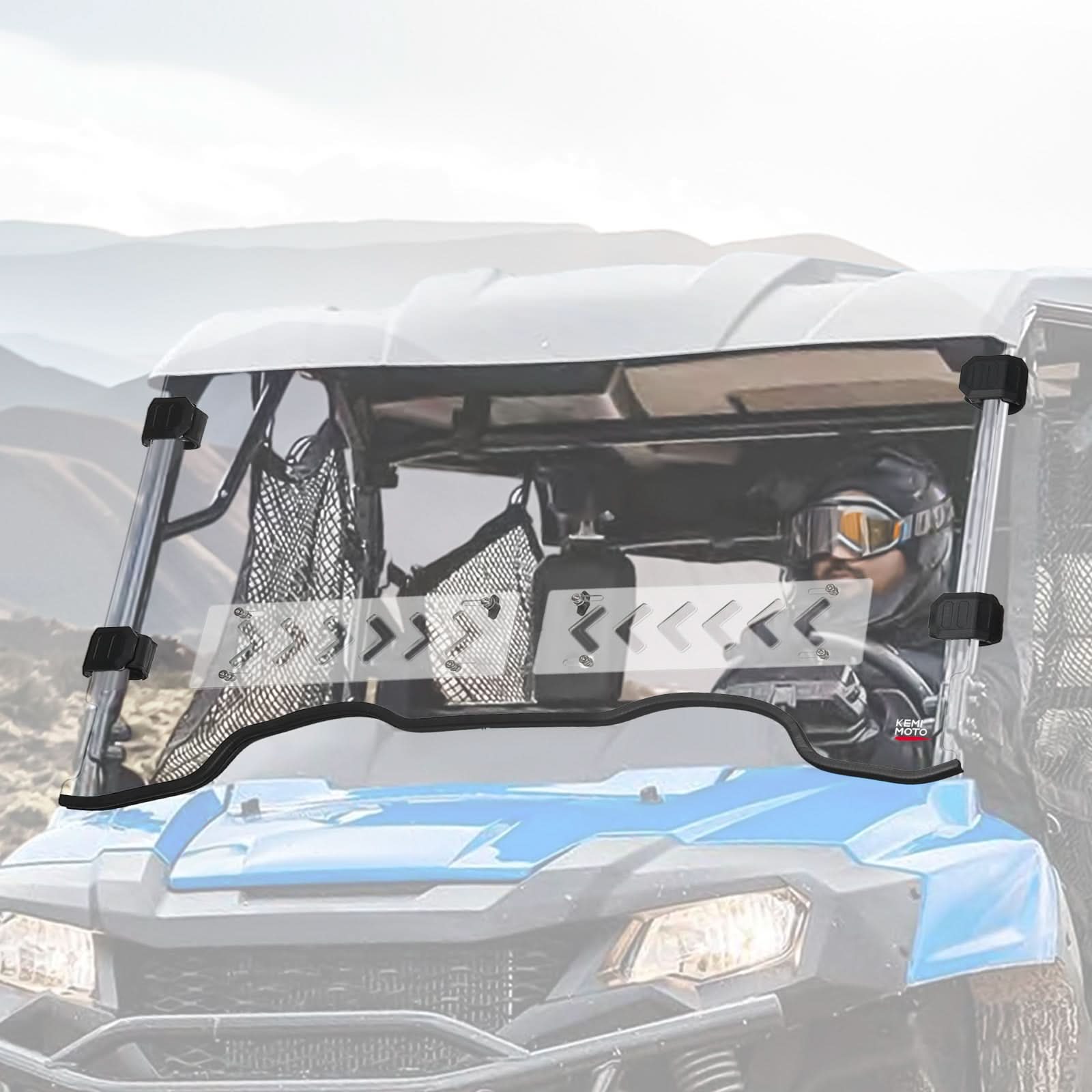 Kemimoto Pioneer 700 parabrezza anteriore scorrevole PC