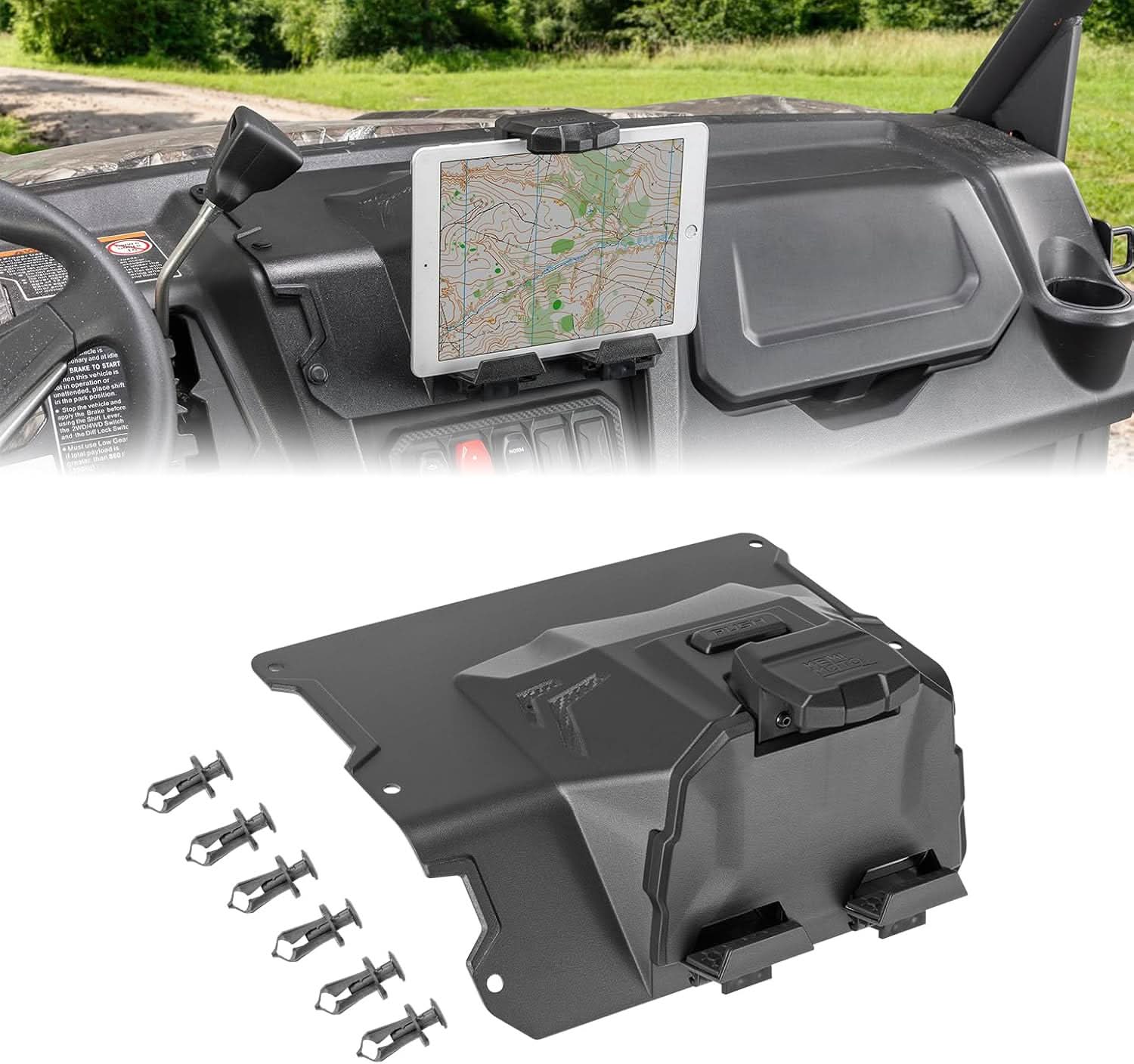 Kemimoto supporto tablet UForce 1000 telefono 5-7 pollici vano