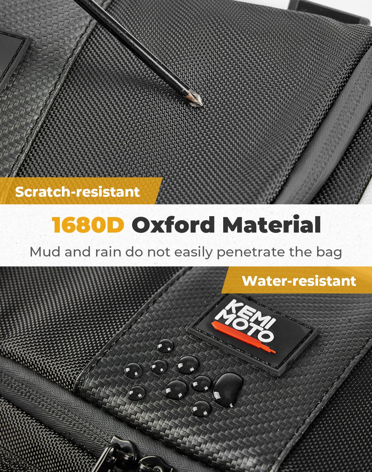 KEMIMOTO ZForce 500/800/1000 Borsa Centrale 1680D 7 L