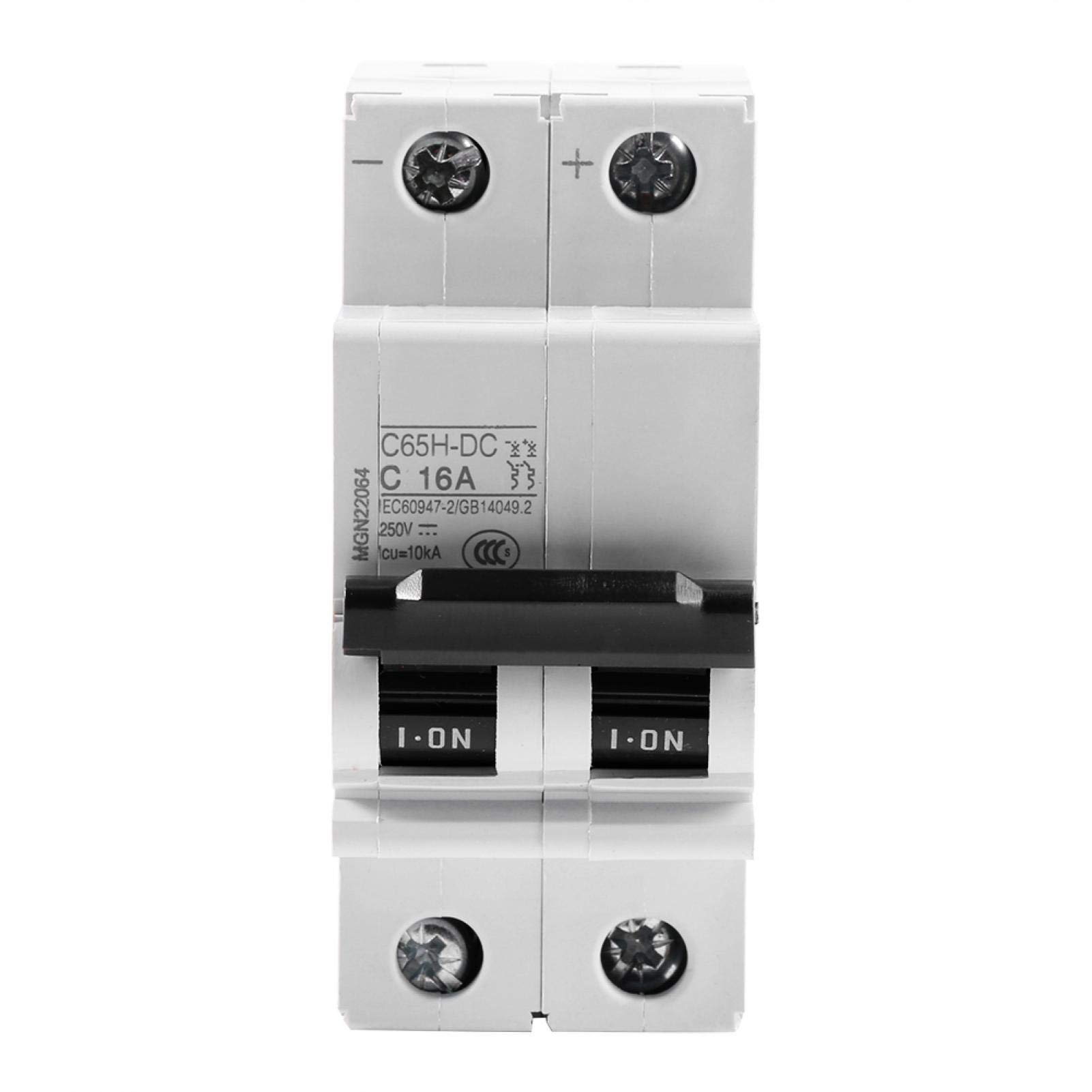Kuuleyn 2P 250V 16A interruttore magnetotermico DC per solare