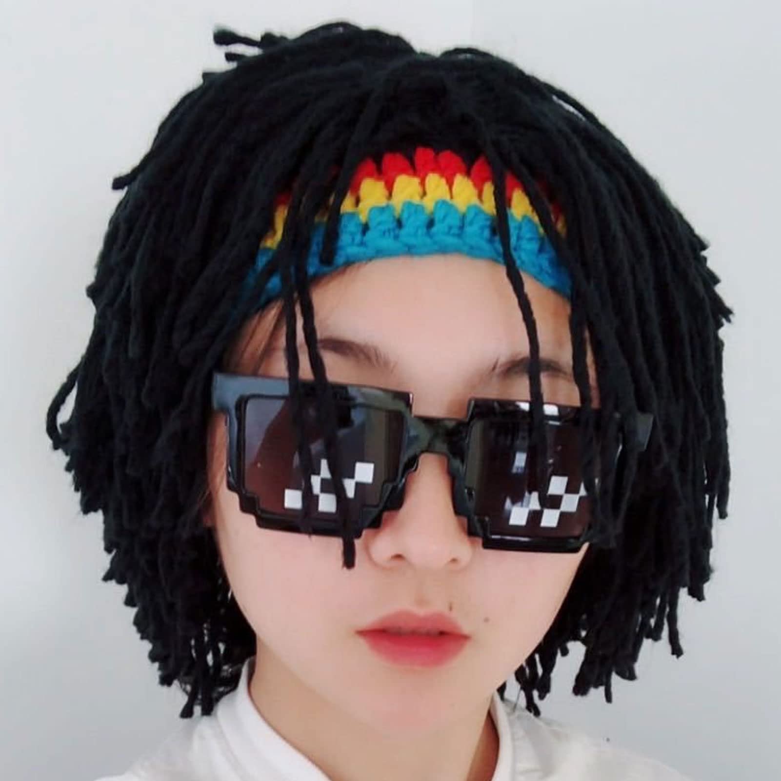 Kuuleyn Berretto Lavoro Maglia con Dreadlocks Unisex Caldo