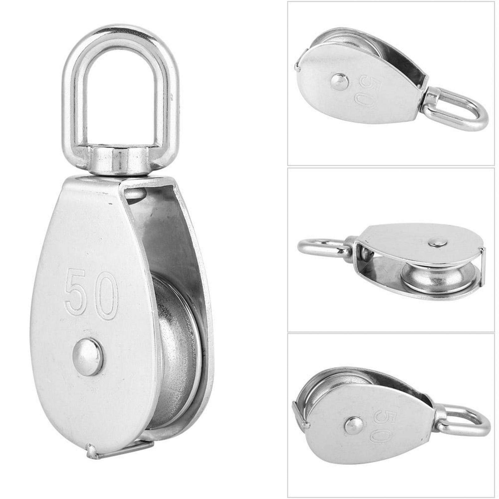 Kuuleyn Carrucola M50 Ruota Singola Acciaio Inox 304