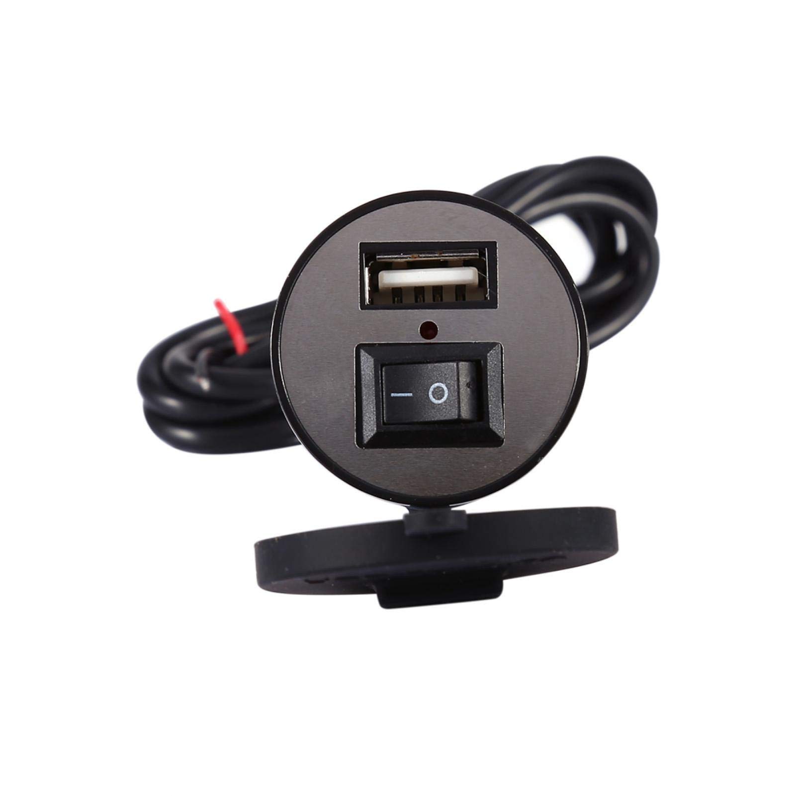Kuuleyn Caricabatterie USB Moto Impermeabile 12-24V