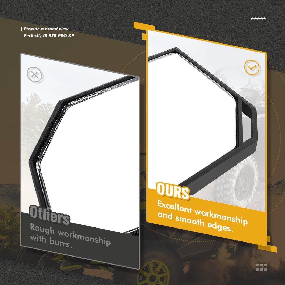KEMIMOTO specchio retrovisore centrale RZR PRO XP