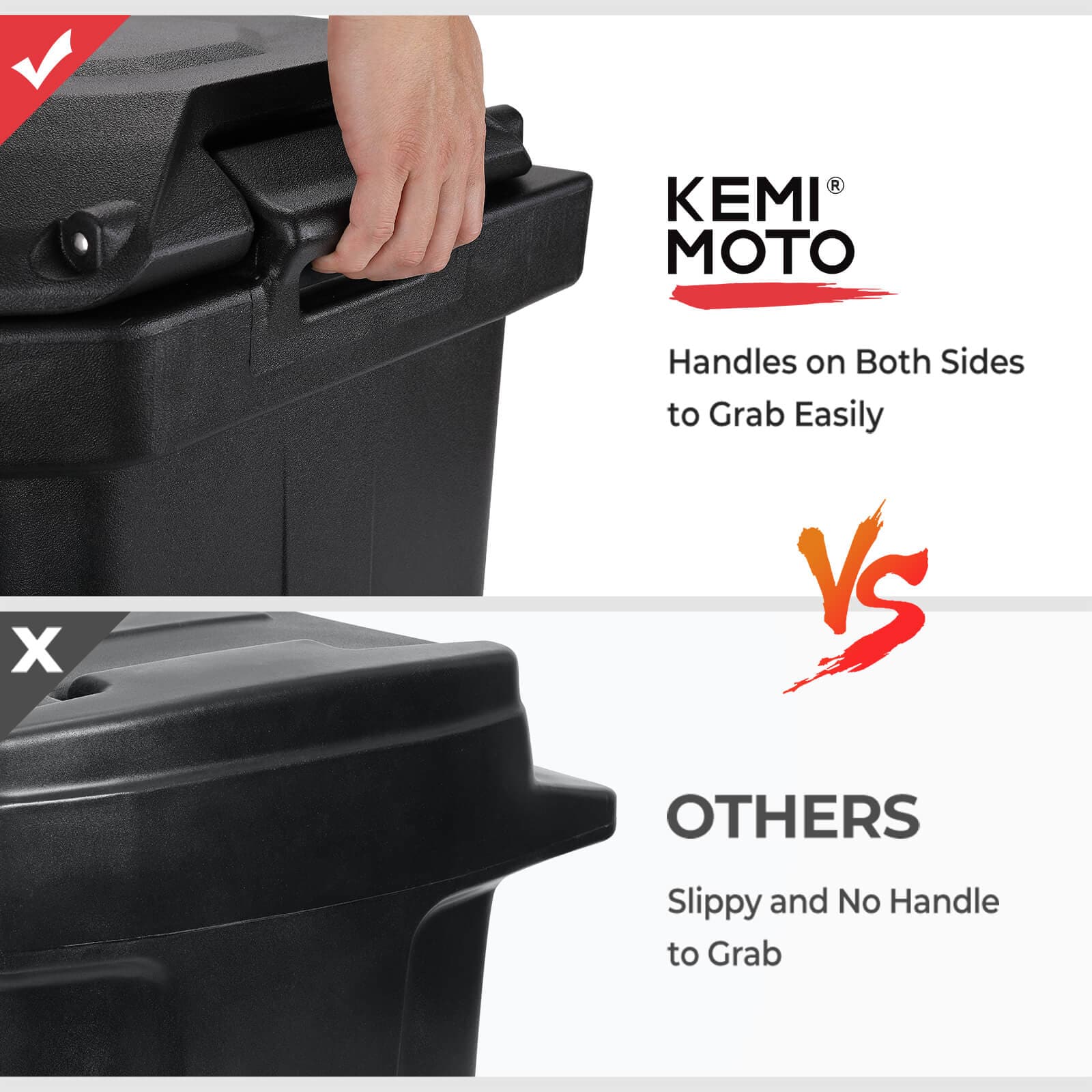 Kemimoto Box Cargo 45L + Box Sottosella 26L Ranger XP 1000