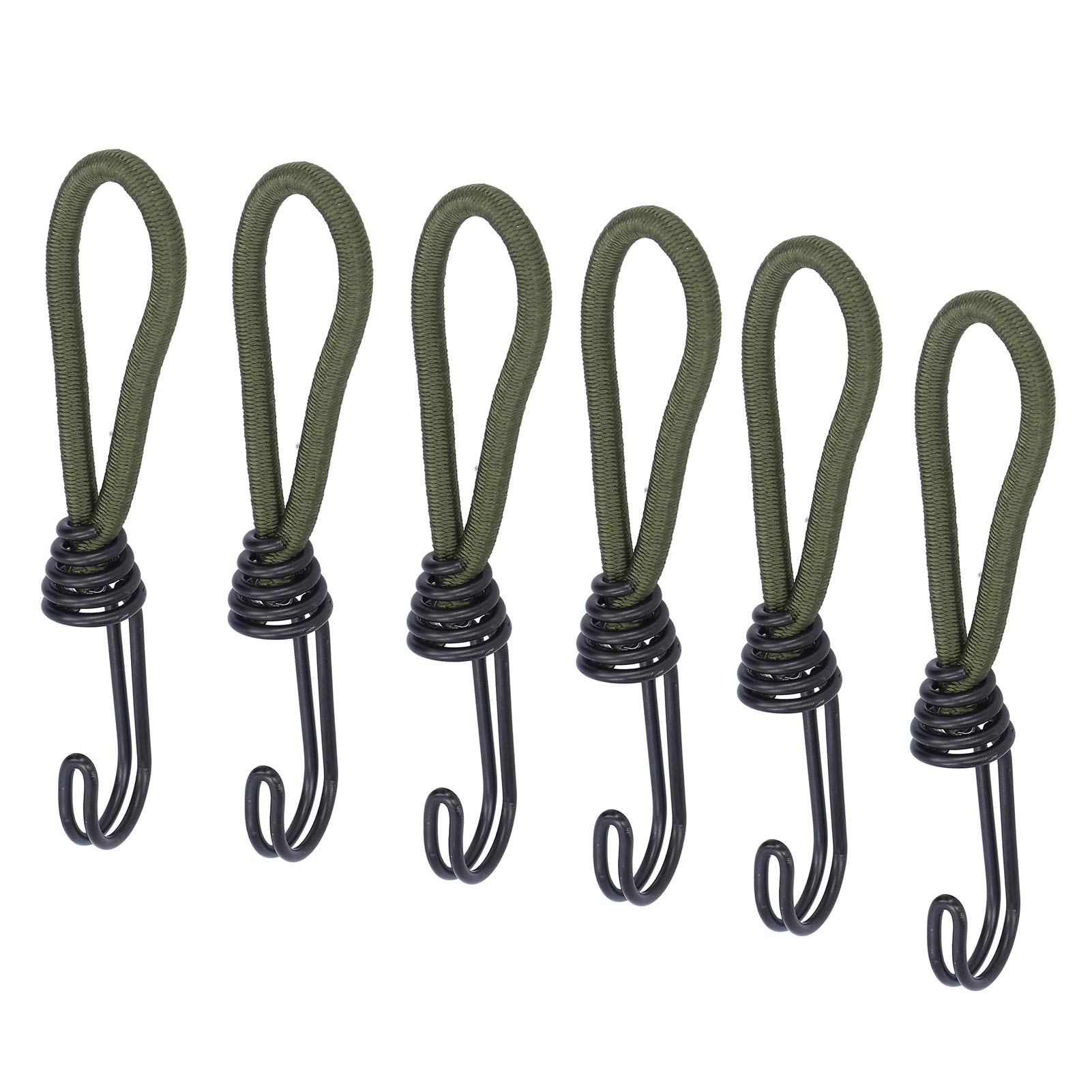 Kuuleyn Corda Elastica Tenda Campeggio 10 Pezzi Gancio