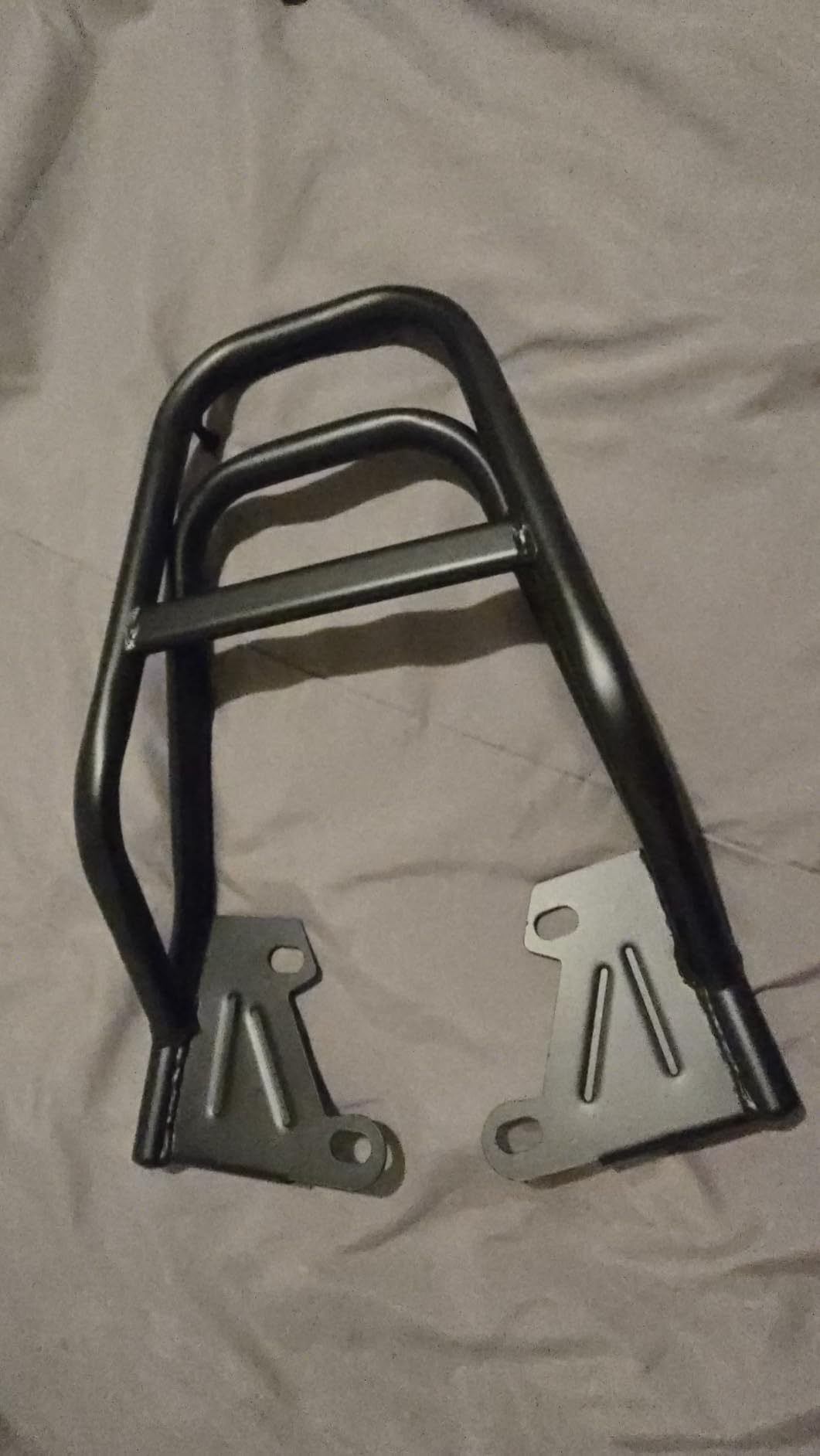 AOWINHIT Portapacchi Grom MSX125 M3 Posteriore Nero Ferro