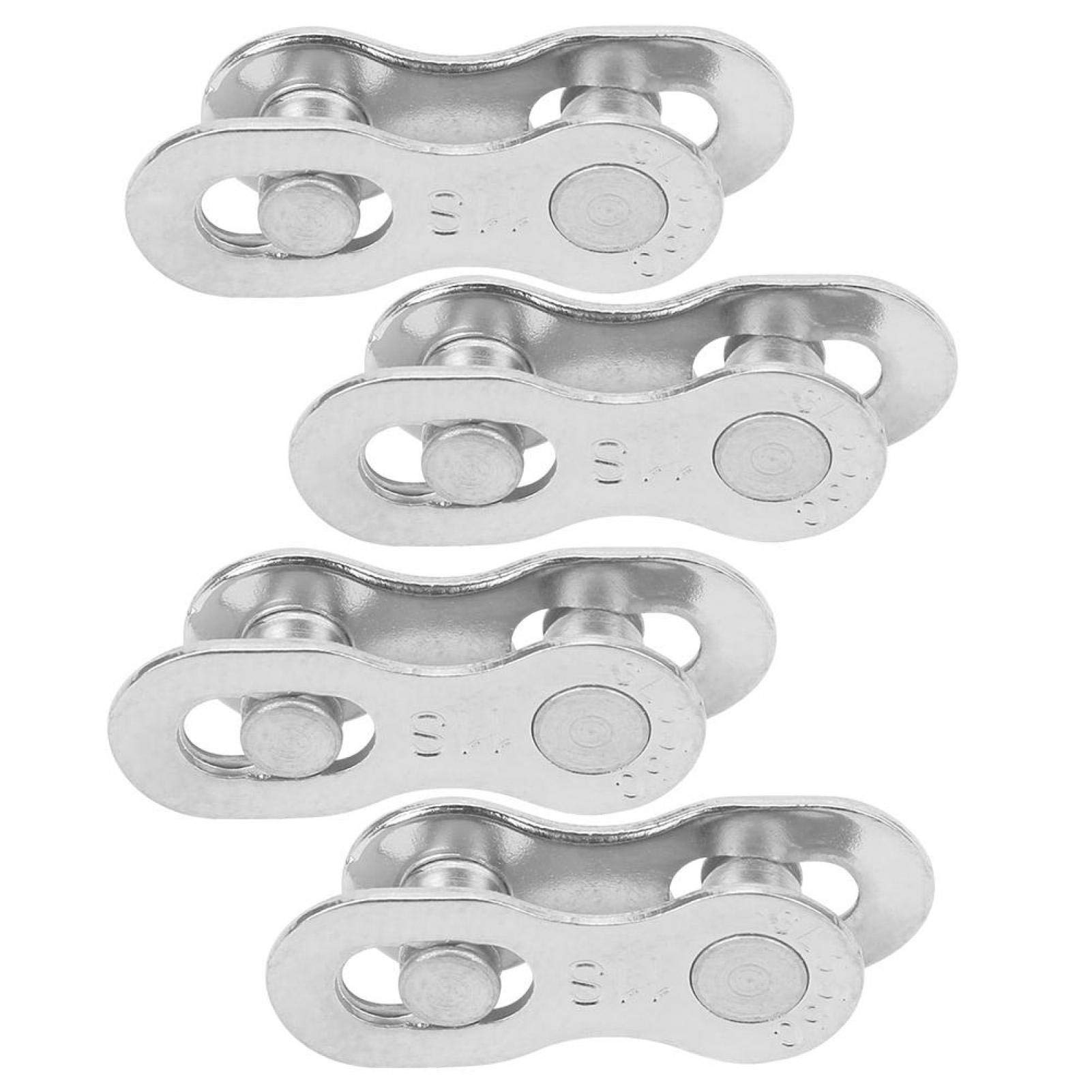 Kuuleyn Maglie Catena Bici 11 Velocità 4 Paia Argento