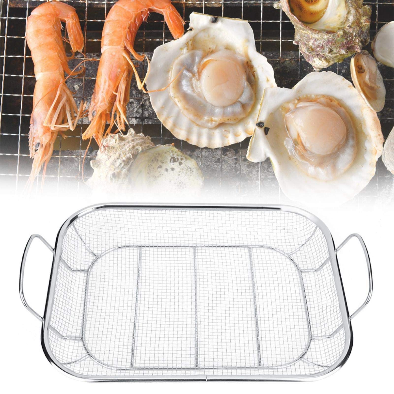Kuuleyn Cestello Barbecue Rete Acciaio Inox Griglia Pesce