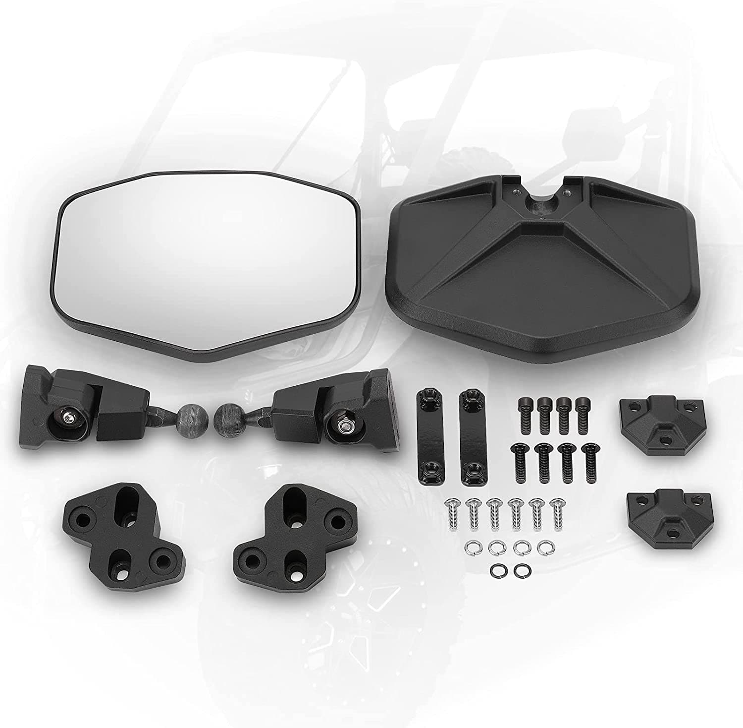 Kemimoto Defender specchietti laterali alluminio coppia