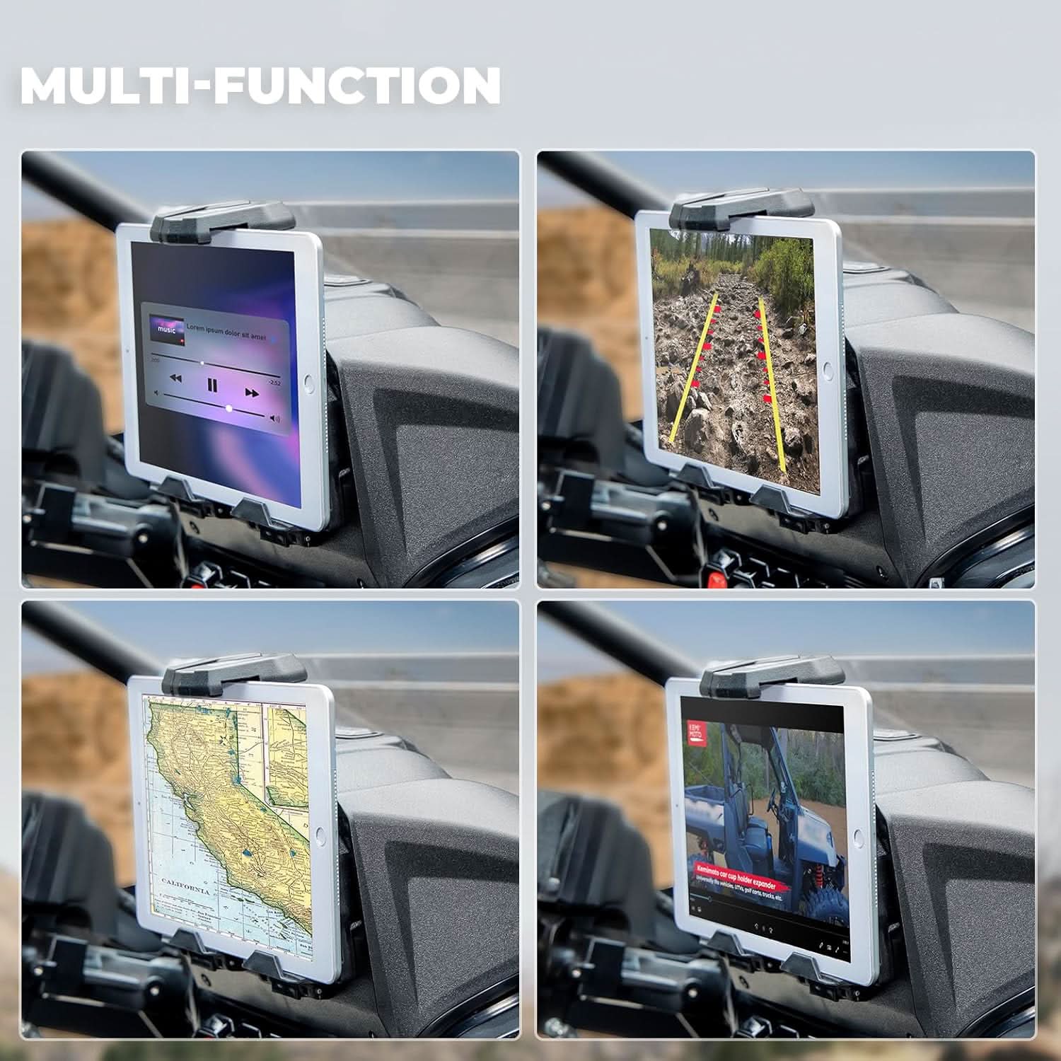 Kemimoto ZForce 950 supporto tablet 5-8 pollici UTV