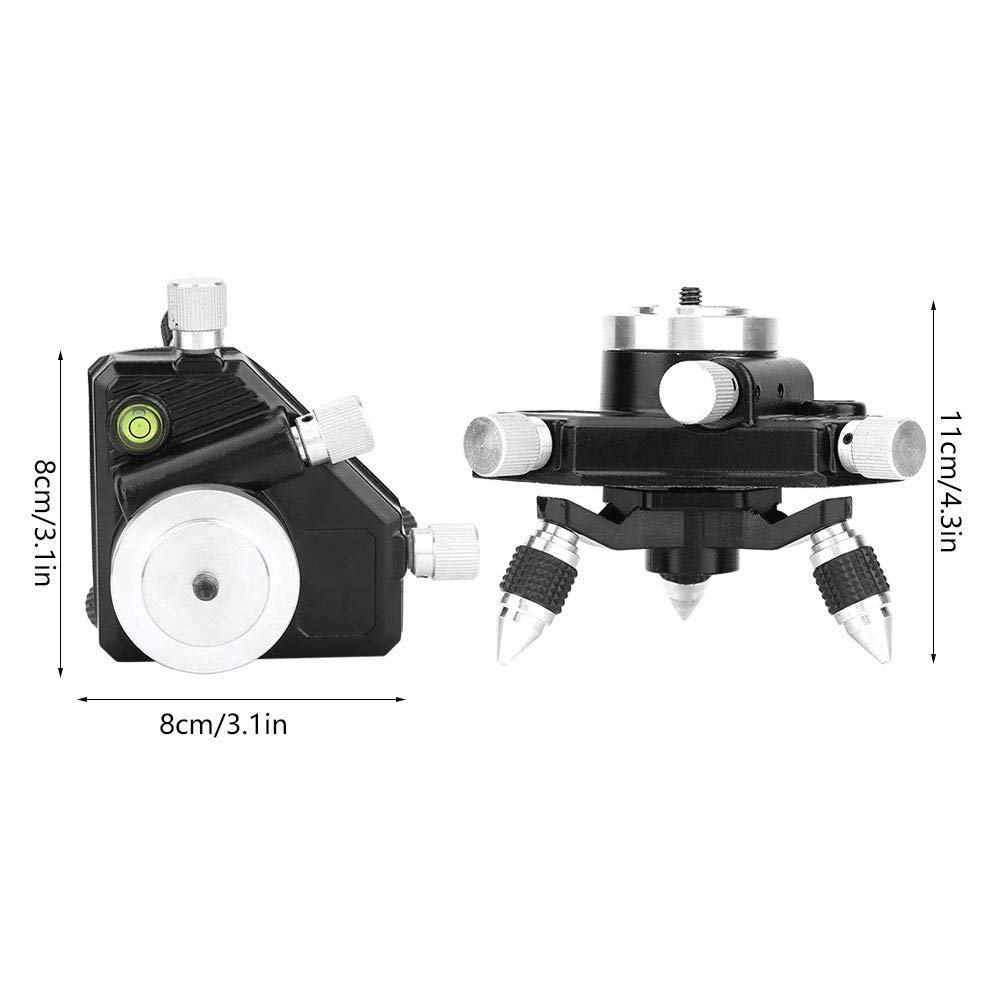 Kuuleyn staffa treppiede livella laser 360° 1/4" alluminio