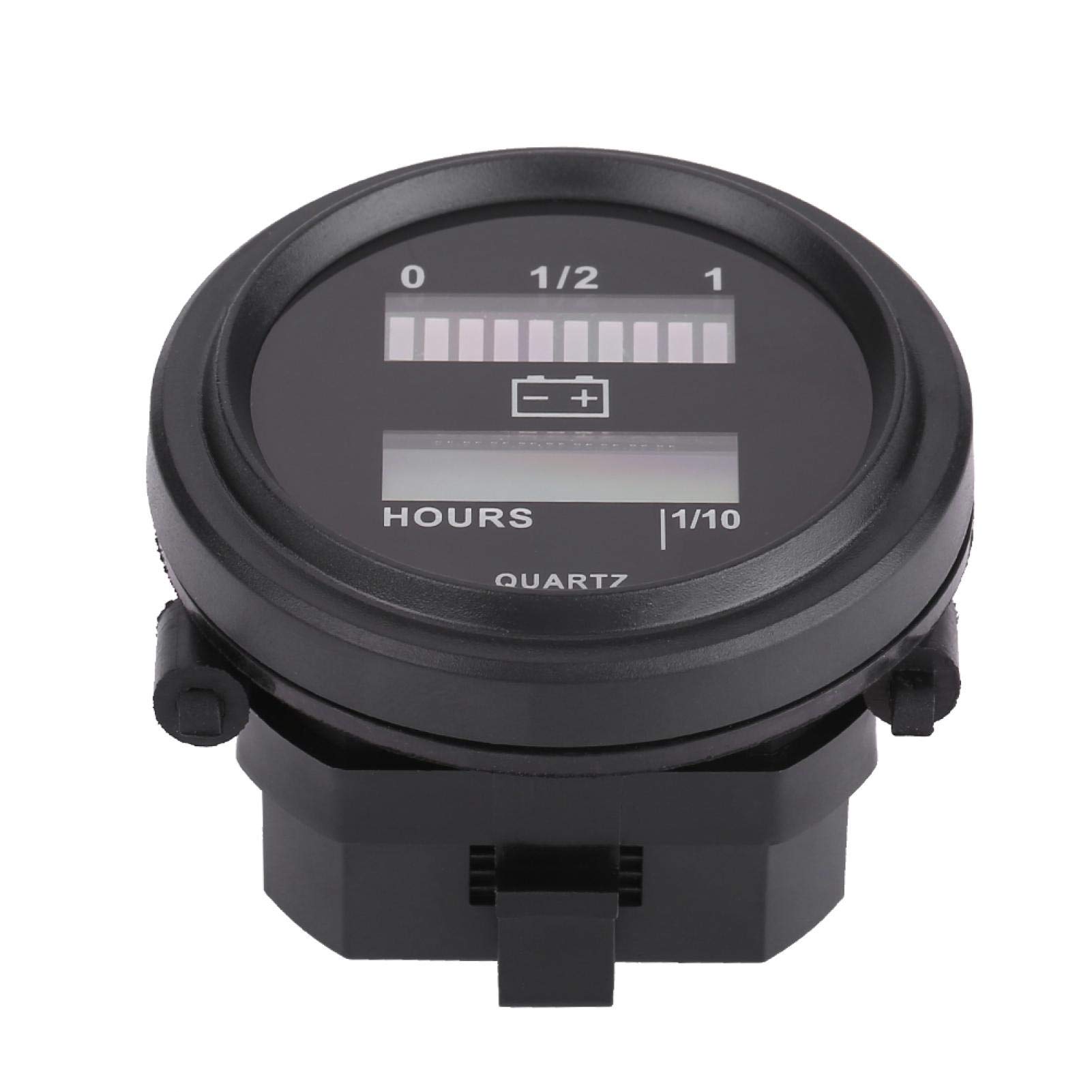 Kuuleyn Indicatore Batteria LED Digitale 12V-72V con Contaore