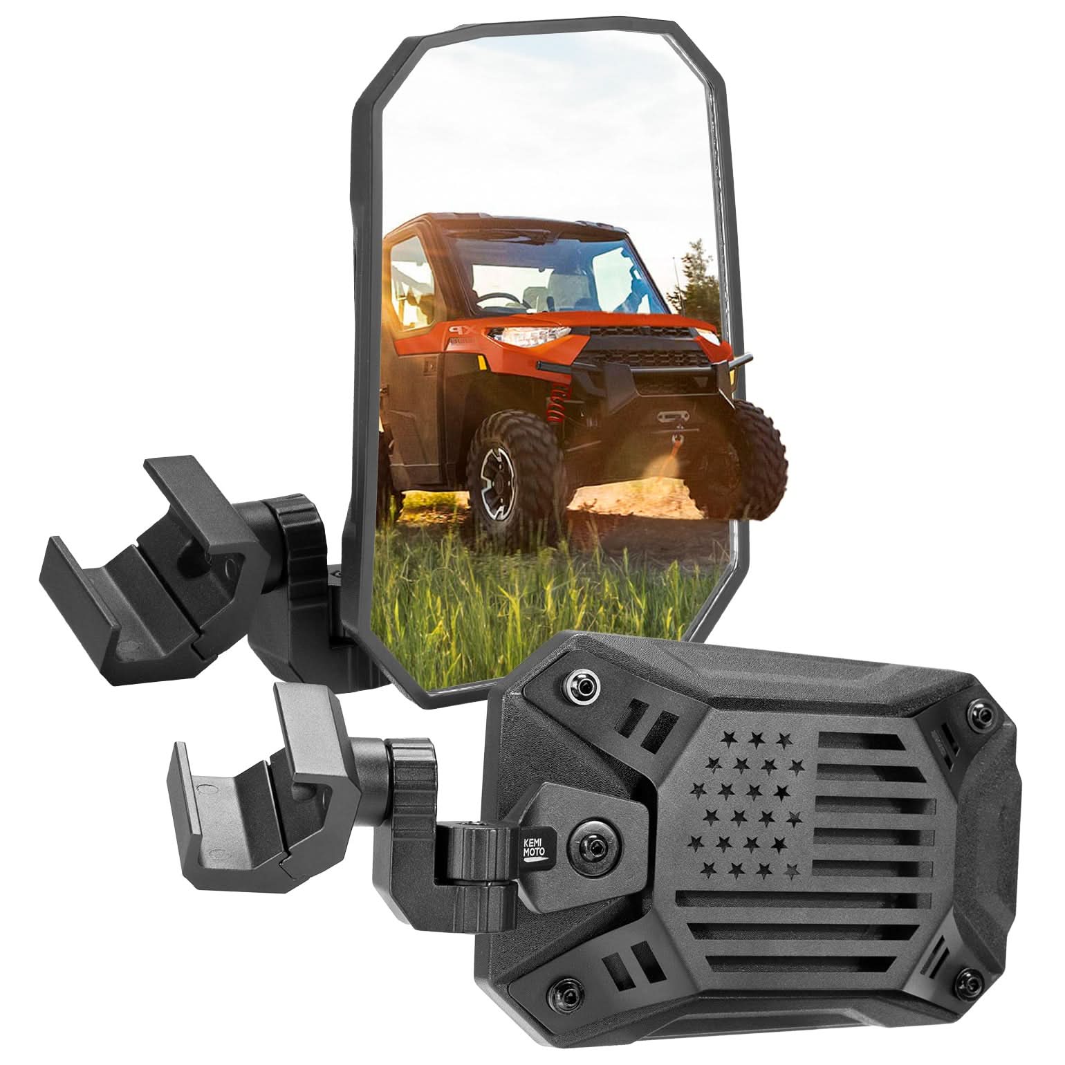 Kemimoto Specchietti Laterali UTV Alluminio Vista Larga