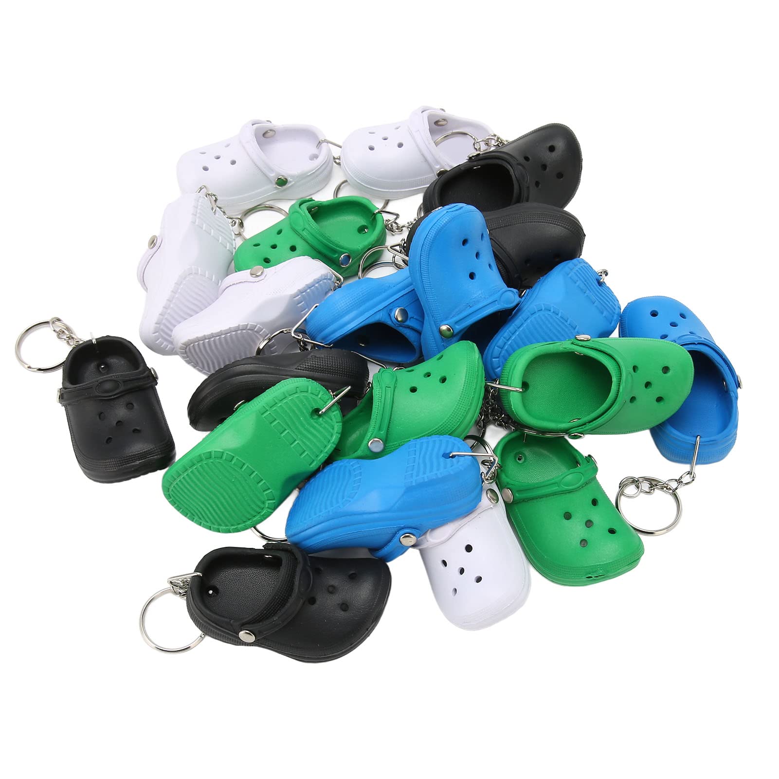 AOWINHIT Portachiavi Pantofola Silicone Mini Scarpe 20 Pezzi